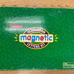 Lakeshore Classroom magnetic letter set. 240 magnetic letters.